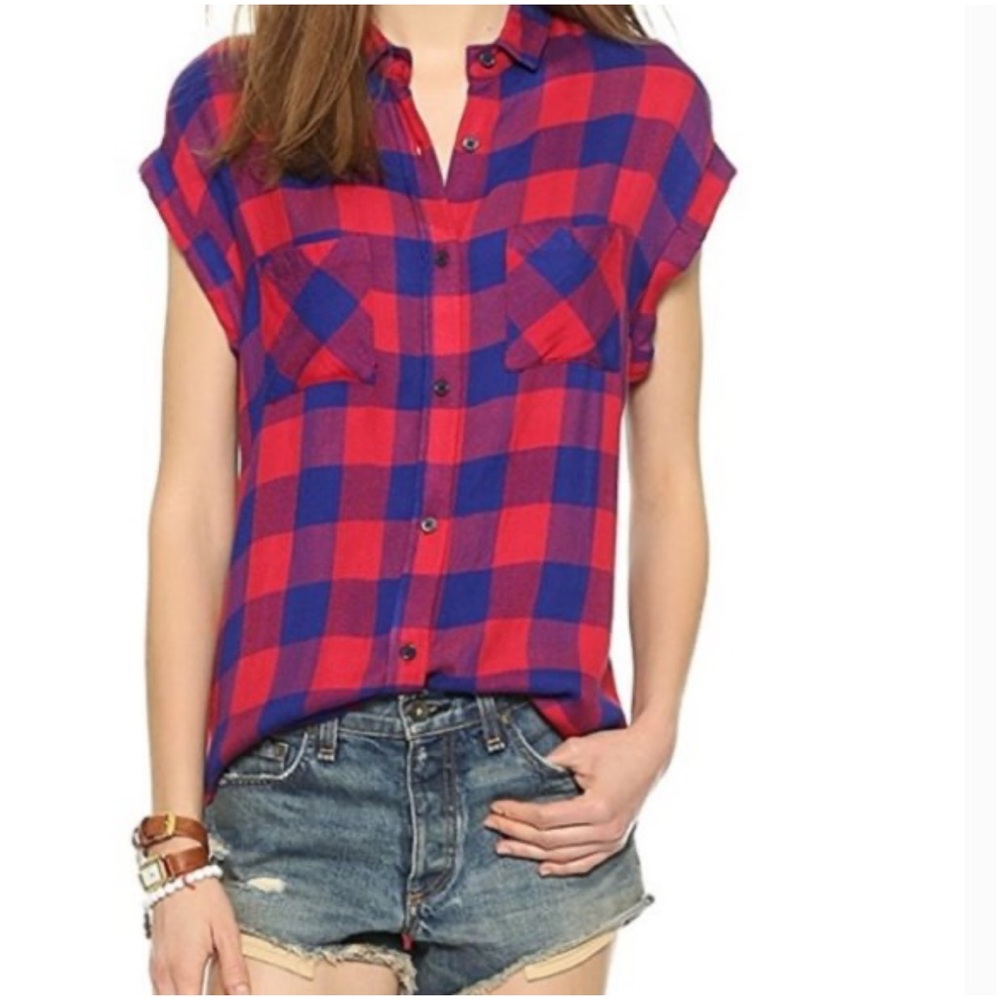 RAILS “Britt” sleeveless plaid